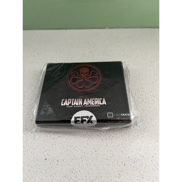 Marvel Captain America The First Avenger Hydra Pin EFX Loot Crate NEW sealed - Picture 1 of 3